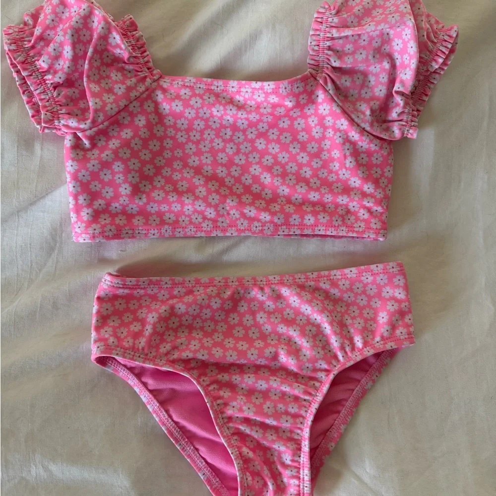 Baby Gap‎ Pink Floral Swimsuit